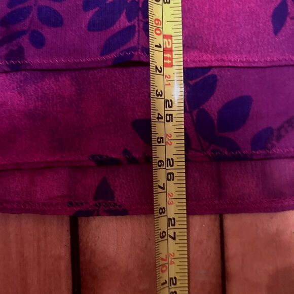 Express Retro Tank-Purple Floral-Flowy-Strappy Sz M-Fairy-Whimsigoth - Picture 9 of 11